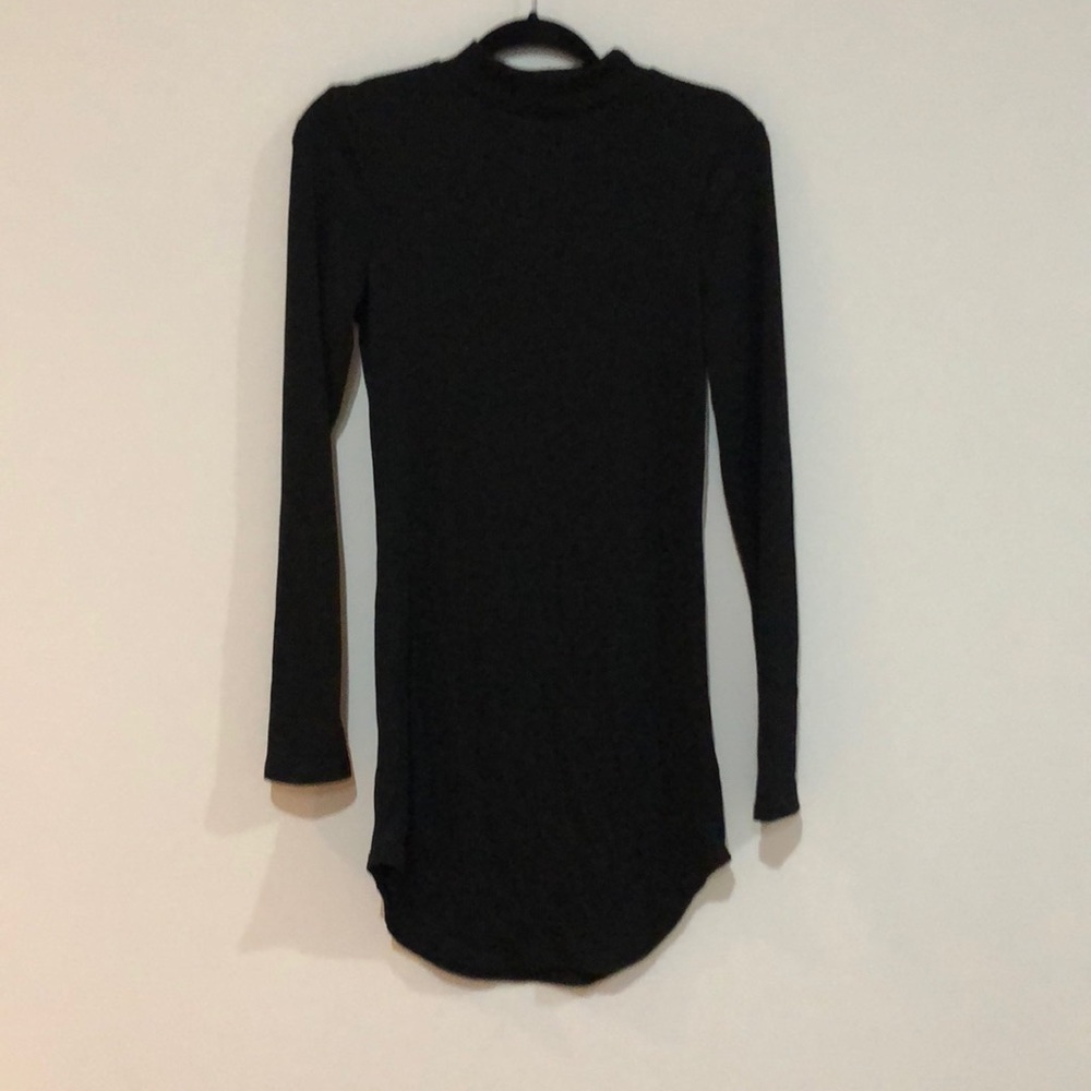 High neck bodycon dress